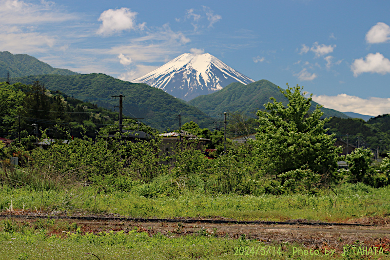 2024年5月14日の富士山写真