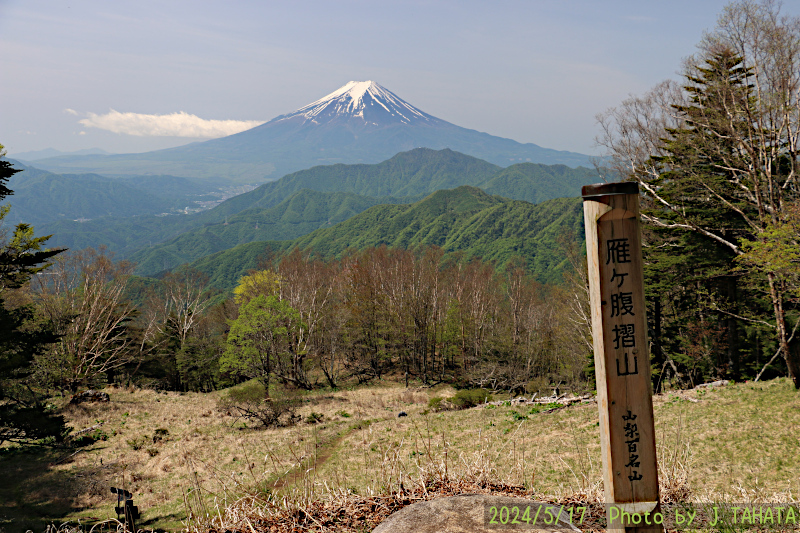 2024年5月17日の富士山写真