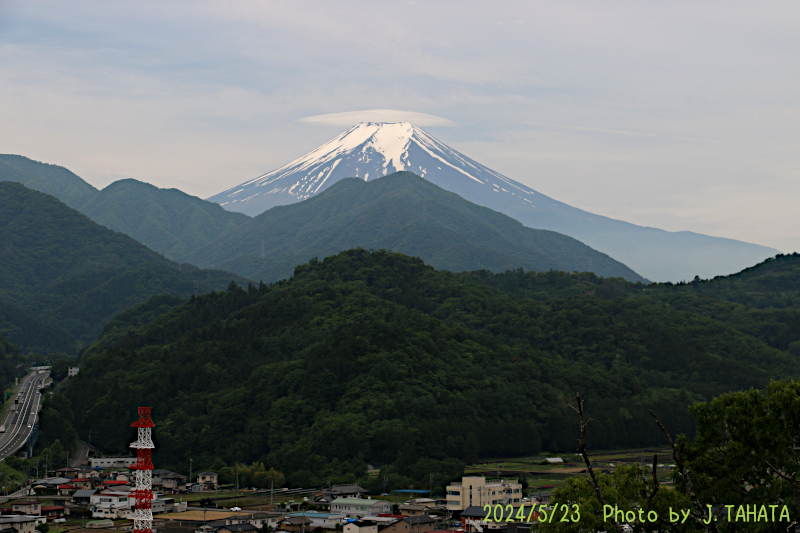 2024年5月23日の富士山写真
