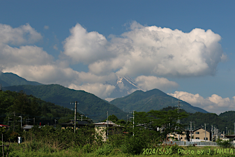 2024年5月30日の富士山写真