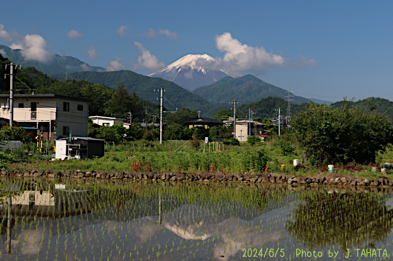 2024年6月5日の富士山写真