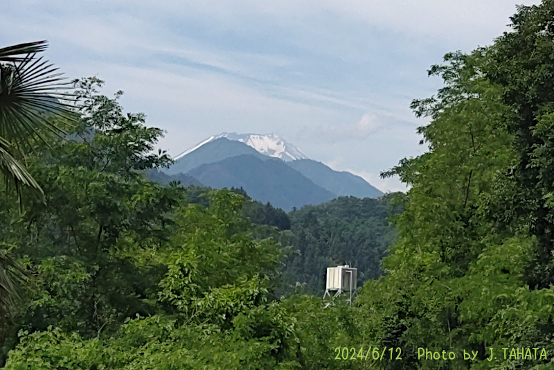 2024年6月12日の富士山写真