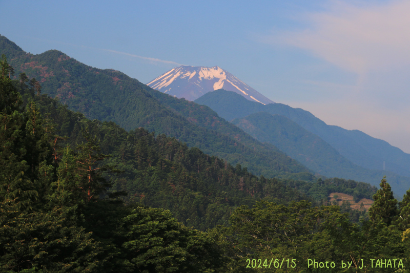 2024年6月15日の富士山写真