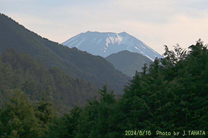 2024年6月16日の富士山写真