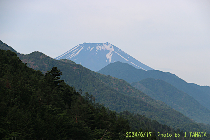2024年6月17日の富士山写真