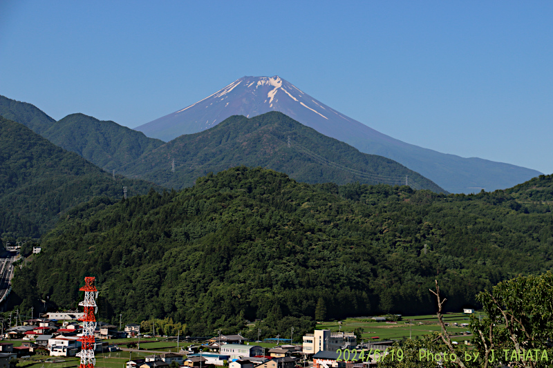 2024年6月19日の富士山写真