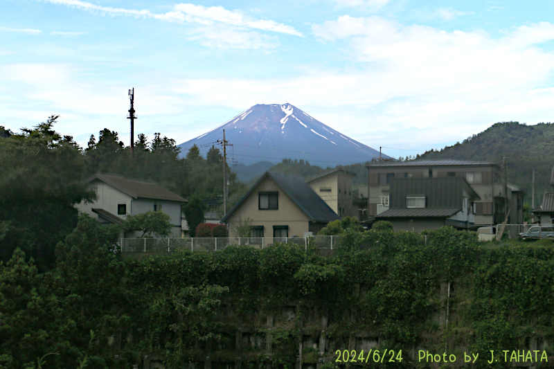 2024年6月24日の富士山写真