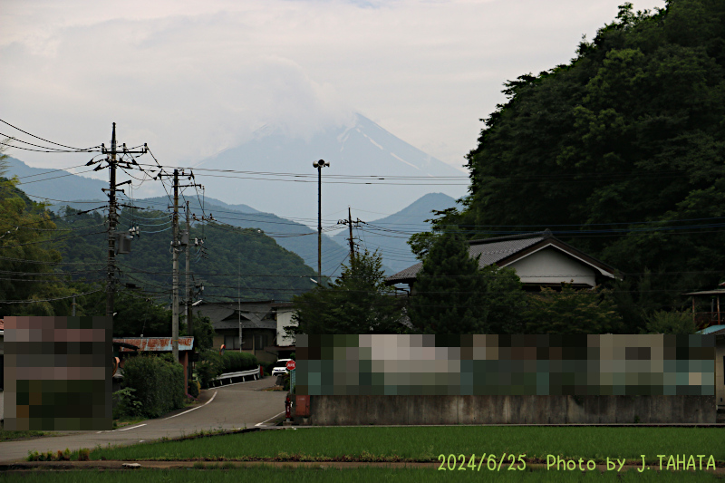 2024年6月25日の富士山写真