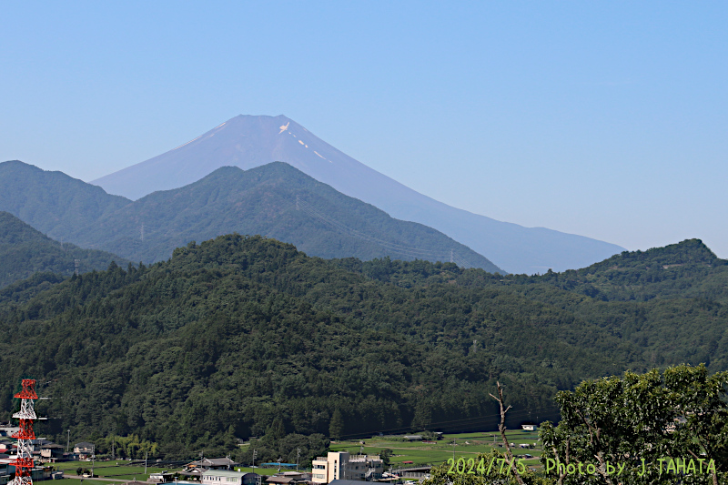 2024年7月5日の富士山写真