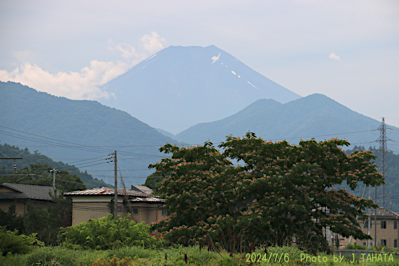 2024年7月6日の富士山写真