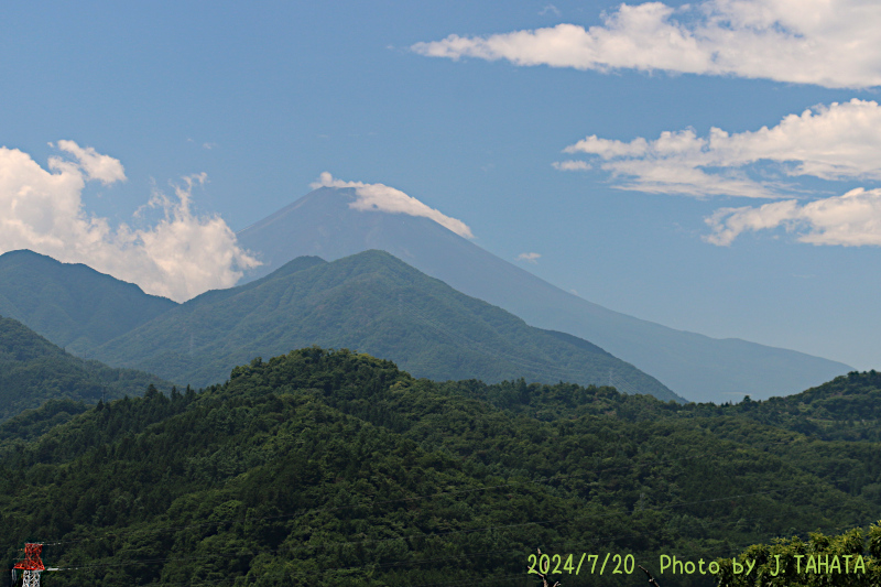2024年7月20日の富士山写真