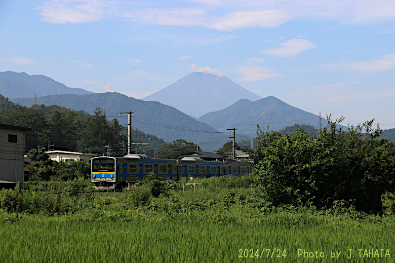 2024年7月24日の富士山写真