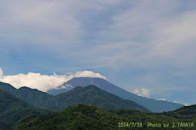 2024年7月28日の富士山写真