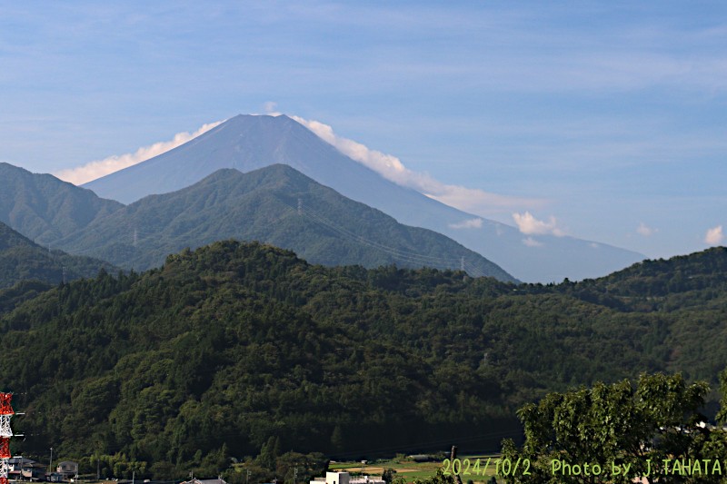 2024年10月2日の富士山写真