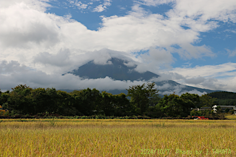 2024年10月7日の富士山写真