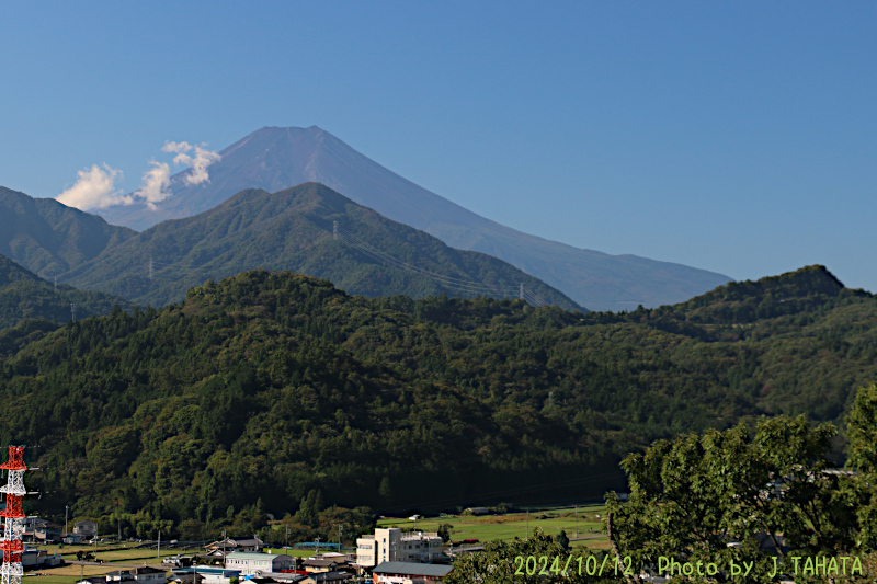 2024年10月12日の富士山写真