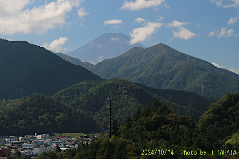 2024年10月14日の富士山写真