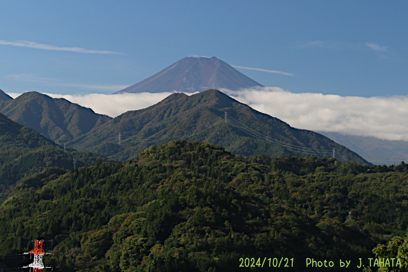 2024年10月21日の富士山写真