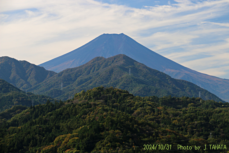 2024年10月31日の富士山写真