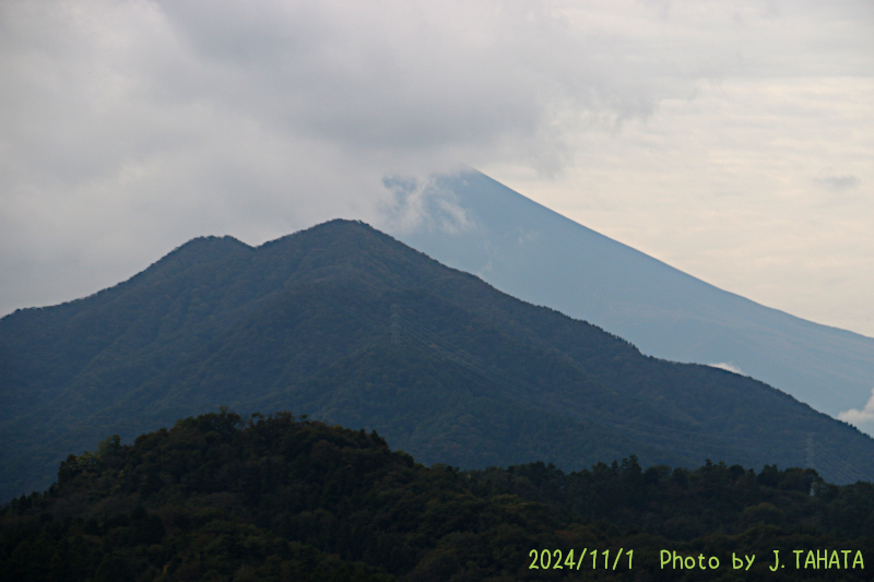 2024年11月1日の富士山写真