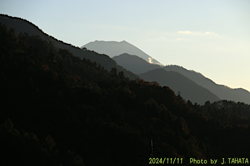 2024年11月11日の富士山写真