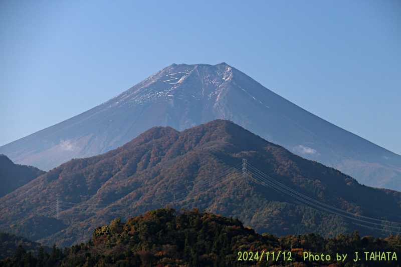 2024年11月12日の富士山写真