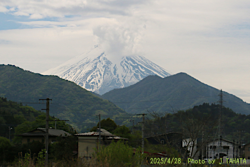 2025年4月28日の富士山写真