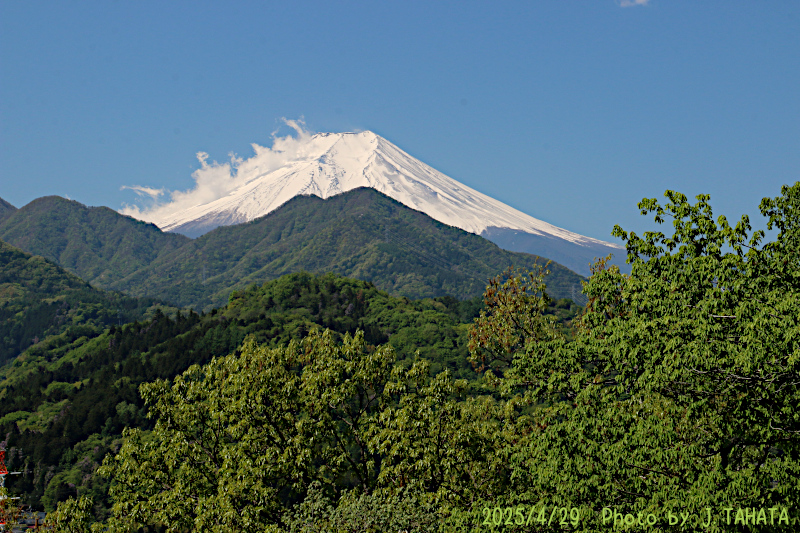 2025年4月29日の富士山写真
