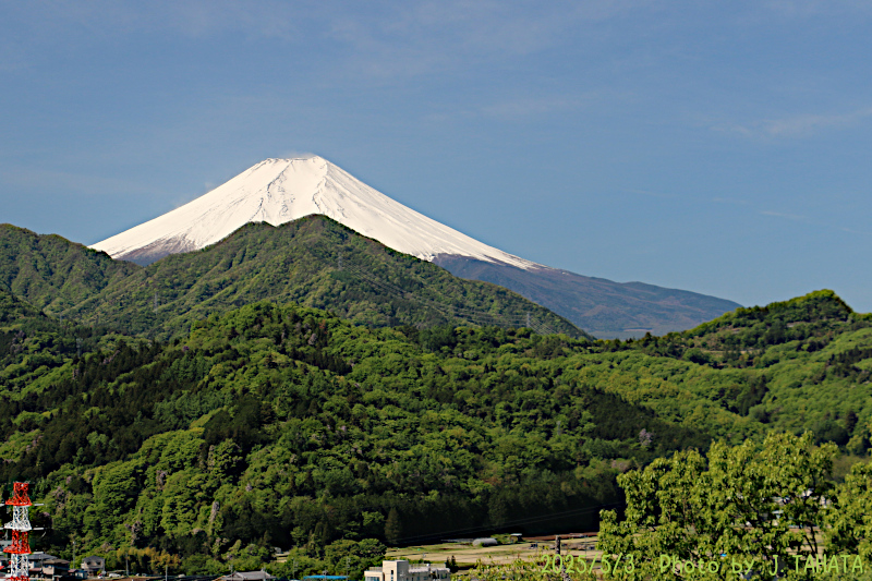 2025年5月3日の富士山写真