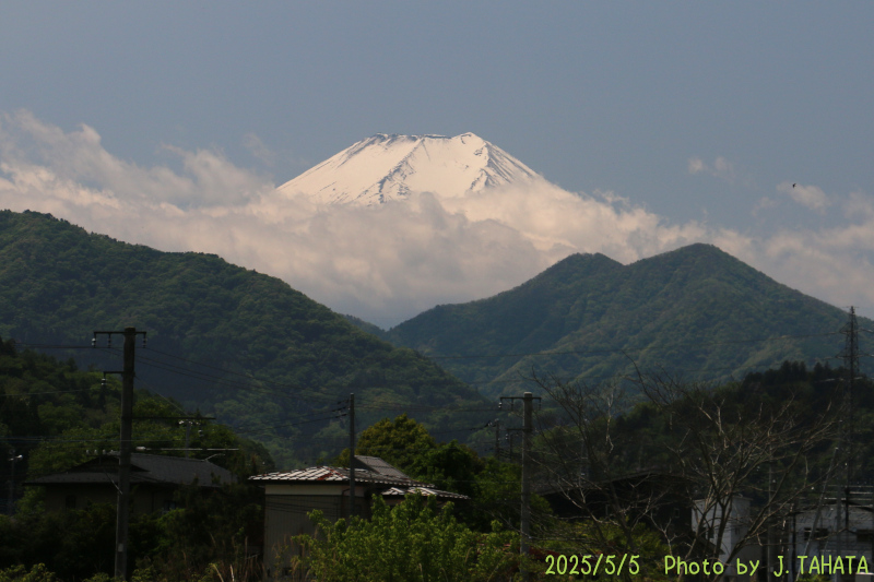 2025年5月5日の富士山写真