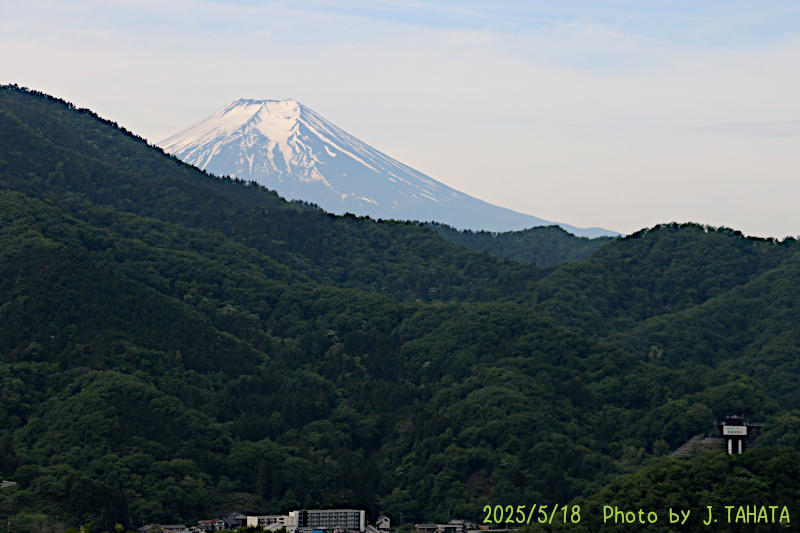 2025年5月18日の富士山写真