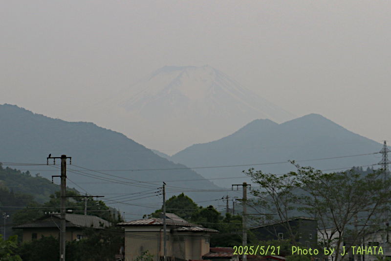 2025年5月21日の富士山写真