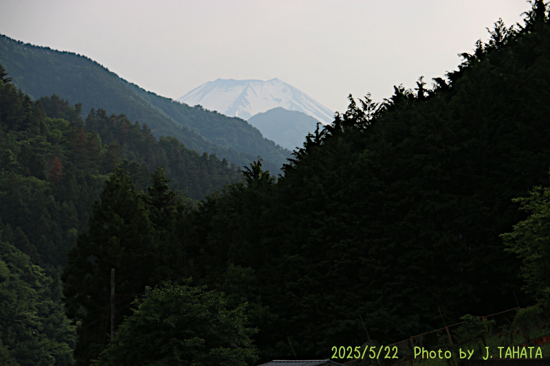 2025年5月22日の富士山写真