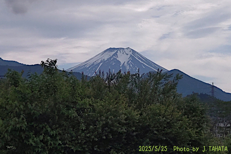 2025年5月25日の富士山写真