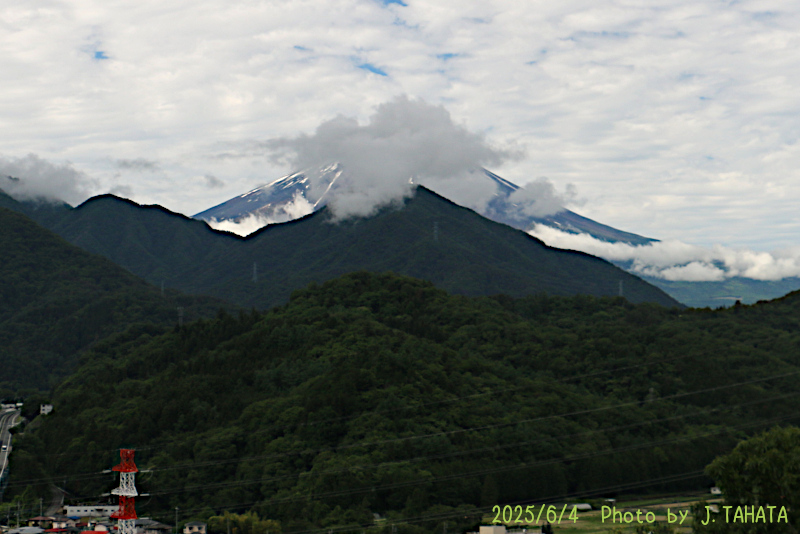 2025年6月4日の富士山写真