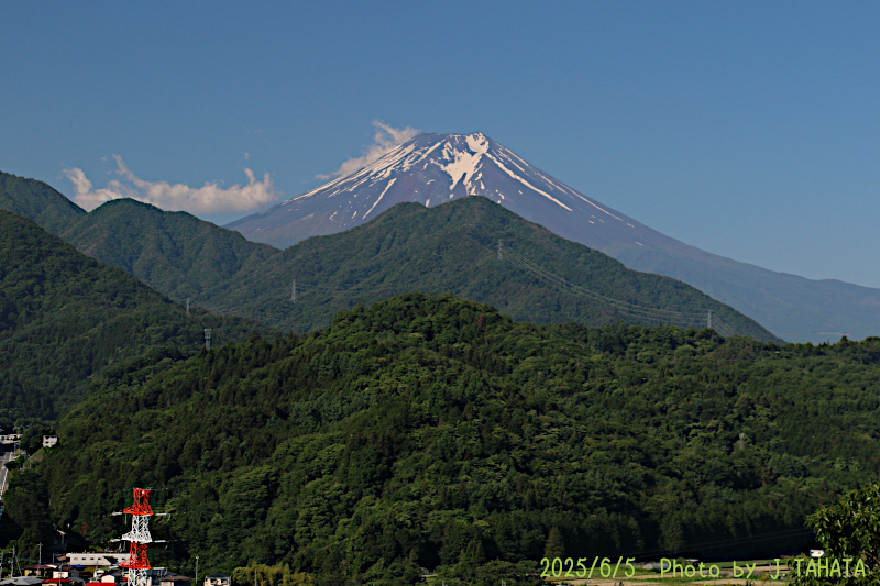 2025年6月5日の富士山写真