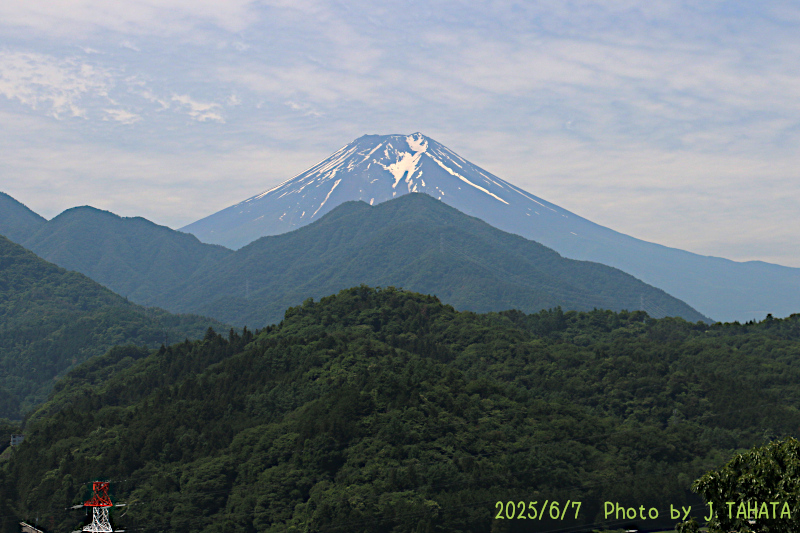 2025年6月7日の富士山写真
