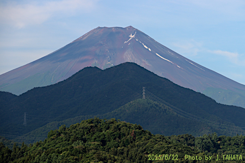 2025年6月22日の富士山写真