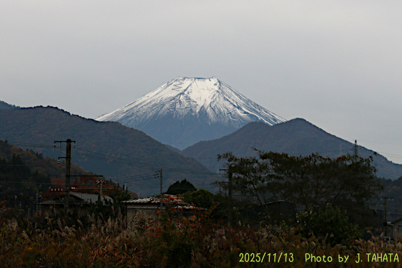 2025年11月13日の富士山写真