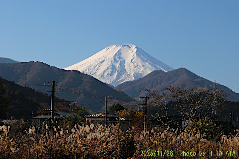 2025年11月28日の富士山写真