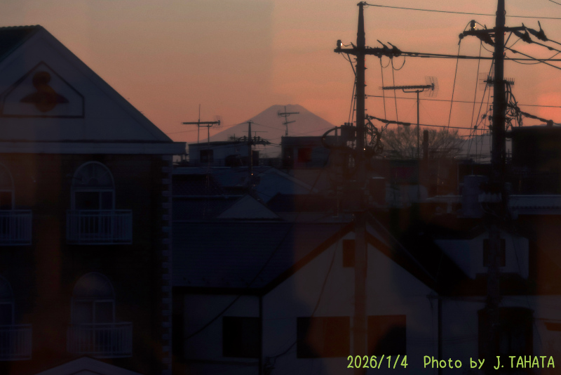 2026年1月4日の富士山写真