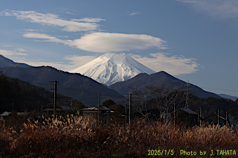 2026年1月5日の富士山写真