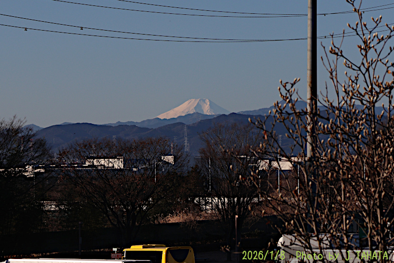 2026年1月8日の富士山写真