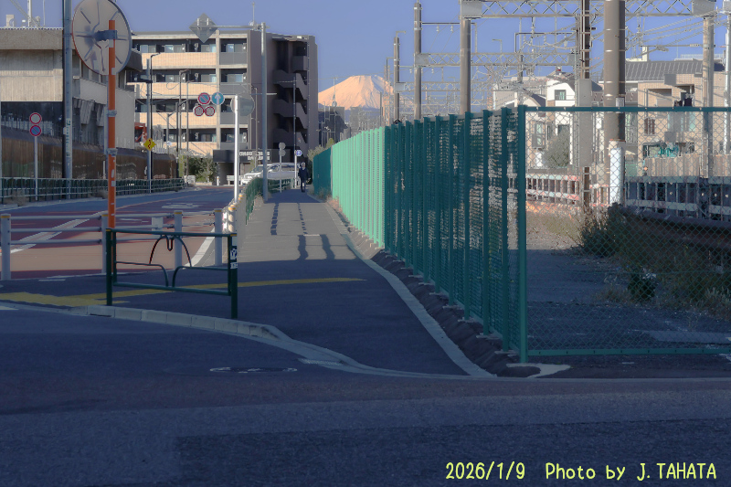 2026年1月9日の富士山写真