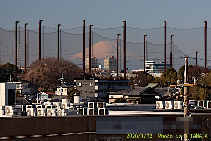 2026年1月12日の富士山写真