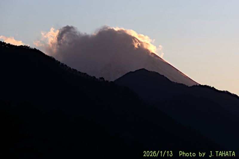 2026年1月13日の富士山写真