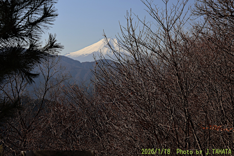 2026年1月18日の富士山写真