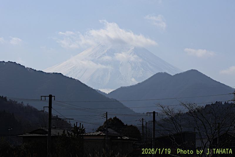 2026年1月19日の富士山写真