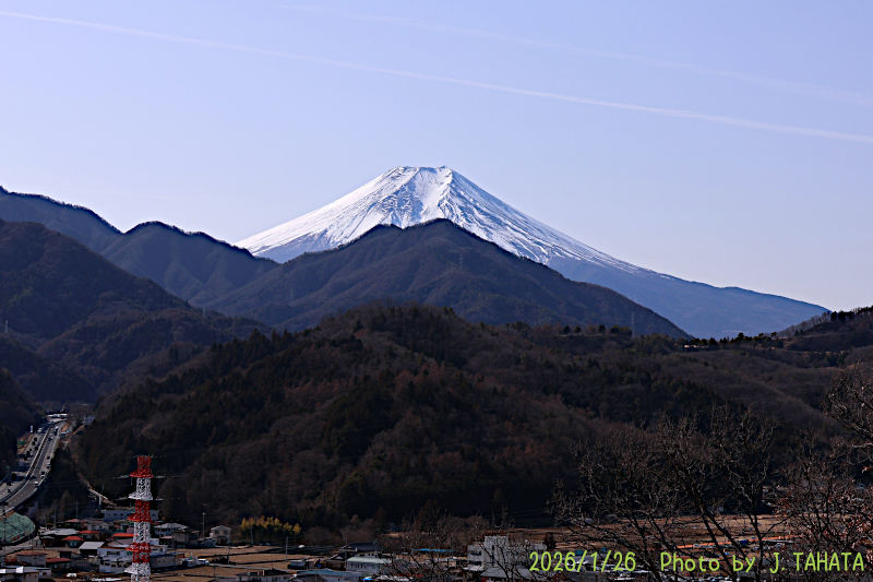 2026年1月26日の富士山写真