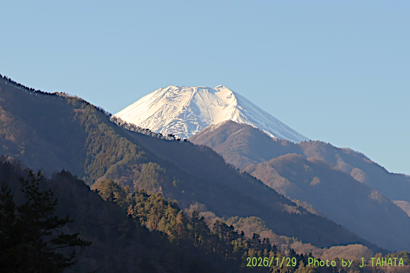 2026年1月29日の富士山写真